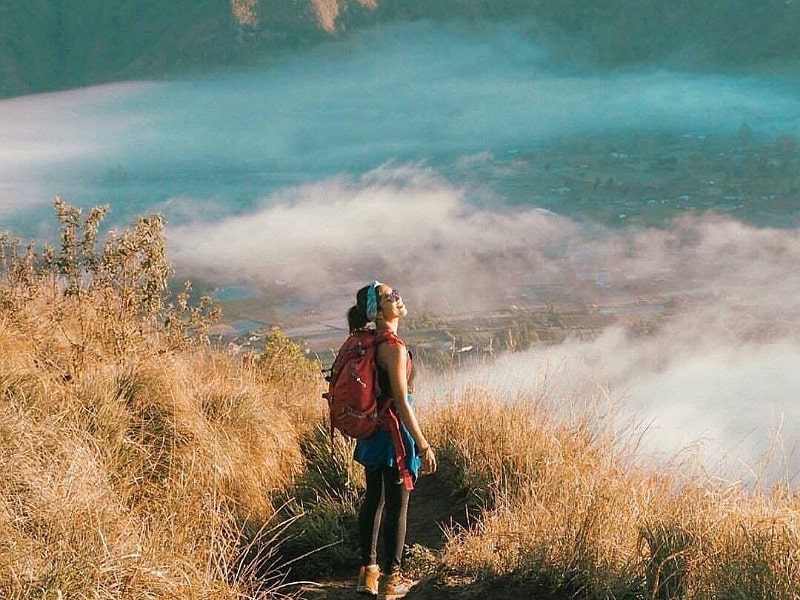 jalur pendakian gunung batur via serongga