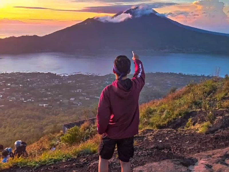 jalur pendakian via toya bungkah